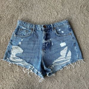 Forever 21 High Waist Denim Shorts